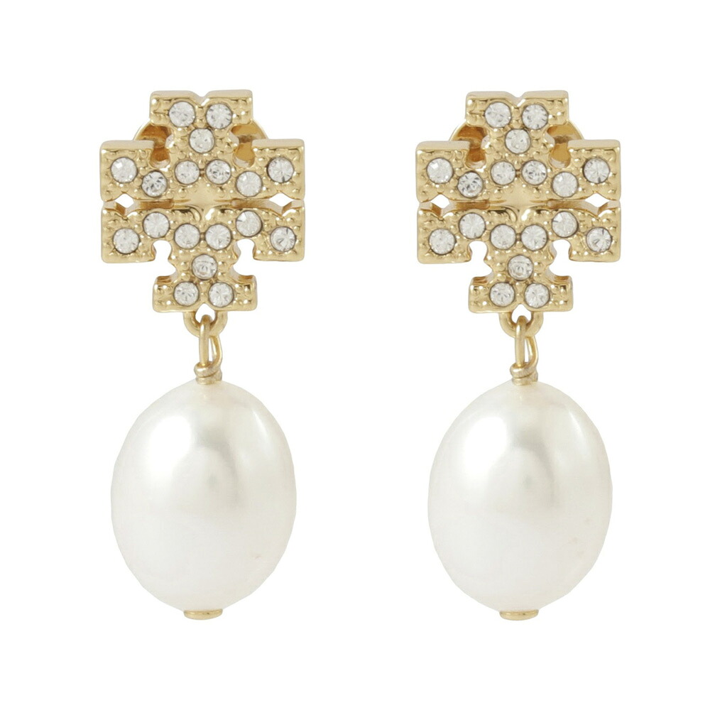トリーバーチ TORY BURCH ピアス KIRA PAVE PEARL DROP EARRING 60525-137　　フィットハウス