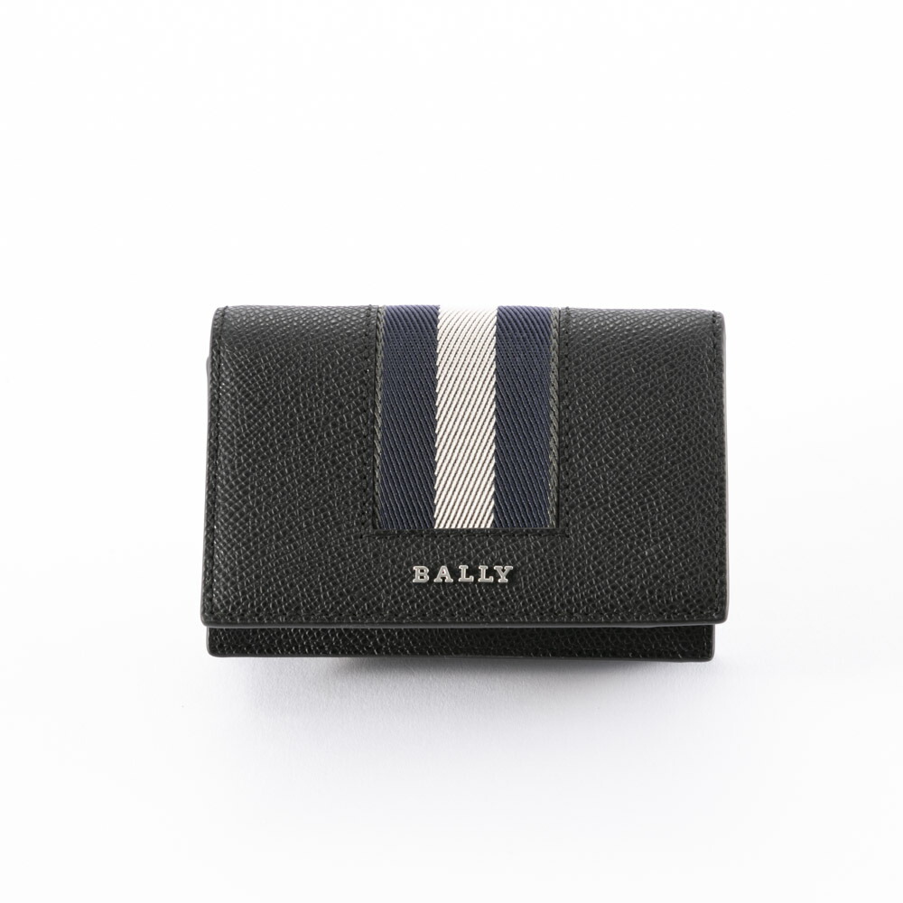 極美品✨BALLY TYKE LT レザー カードケース 名刺入れ ネイビー 極美品✨BALLY TYKE LT レザー カードケース 名刺入れ ネイビー