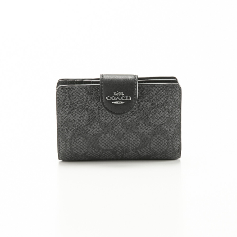 【お買い物マラソン期間中ポイント10倍】コーチ COACH PVC シグネチャー 折り財布 CW786　　フィットハウス