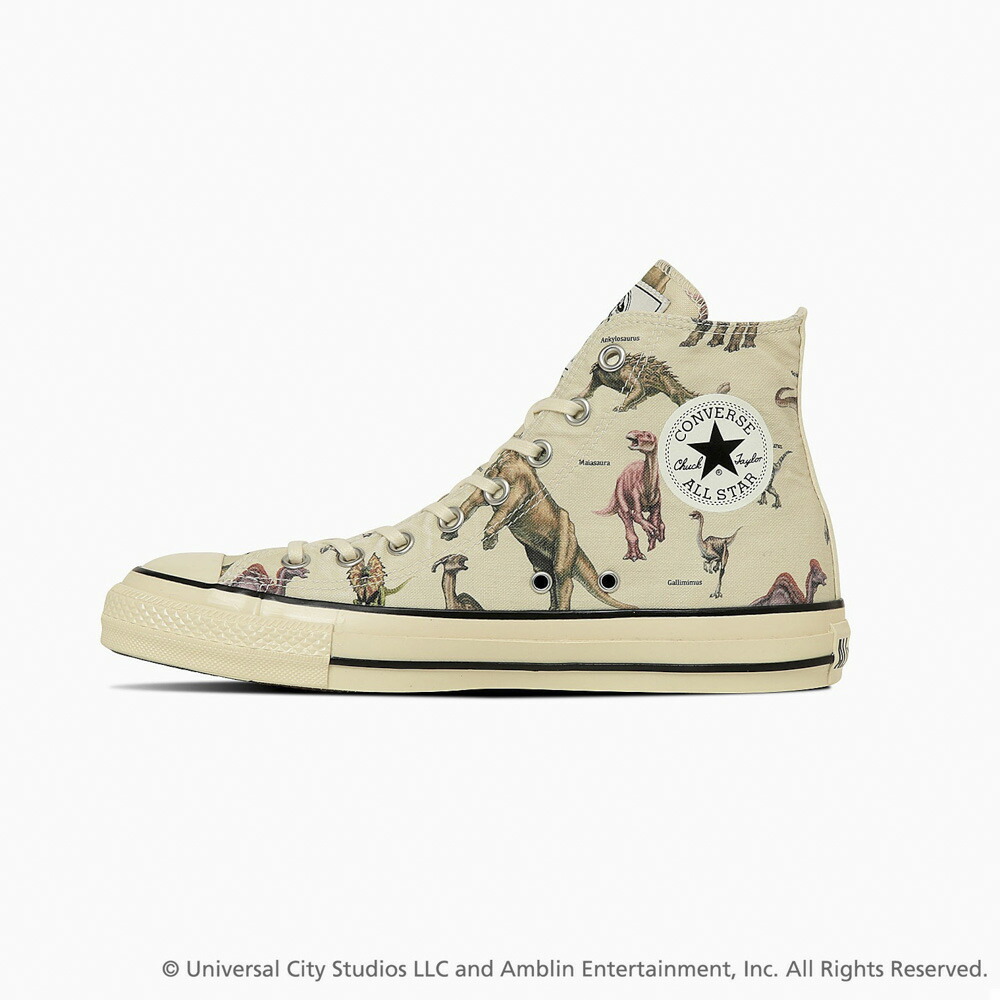 【百貨店大売り出し継続期間中尖んがり10倍】コンバース CONVERSE メンズスニーカー ALL STAR AGED DP HI JURASSIC PARK オールスター エイジド ジュラシック・パーク  相応う棲み家