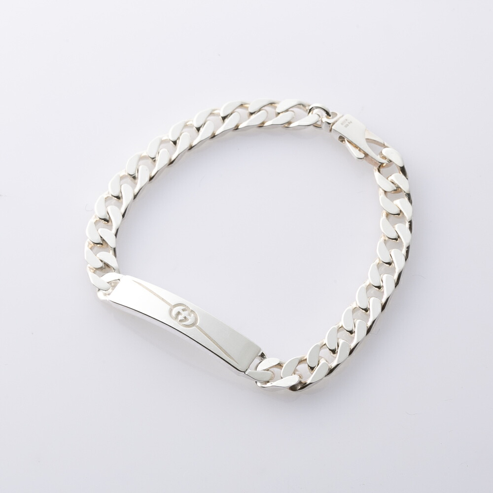 【5のつく日限定★10%クーポン★】【お買い物マラソン期間中ポイント10倍】グッチ GUCCI ダイアゴナル インターロッキングG ブレスレット 774054 J8400 8106 18cm　　フィットハウス｜FIT HOUSE