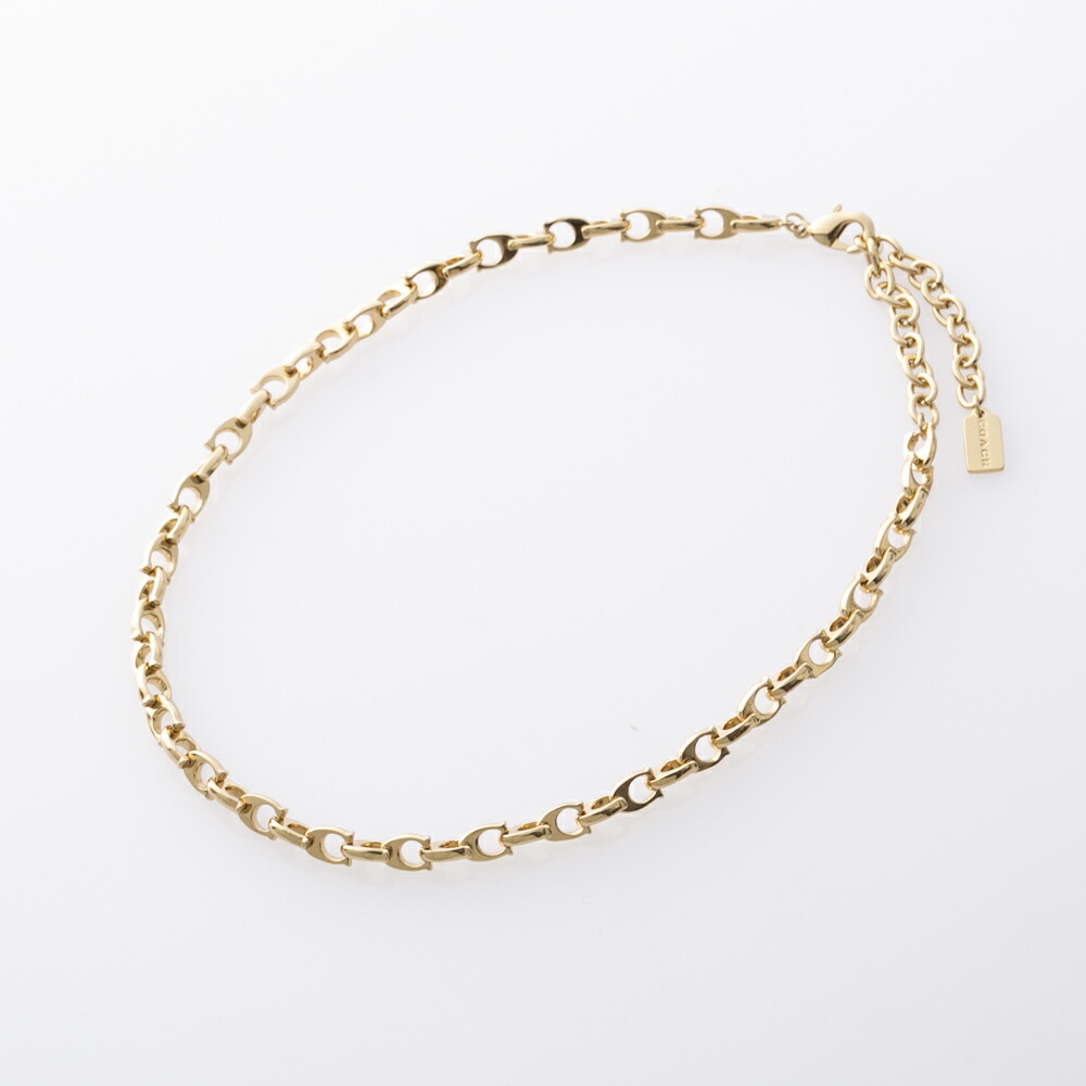 【お買い物マラソン期間中ポイント10倍】コーチ COACH ネックレス NK SIG C CHAIN CHOKER 37470294 GLD710　　フィットハウス