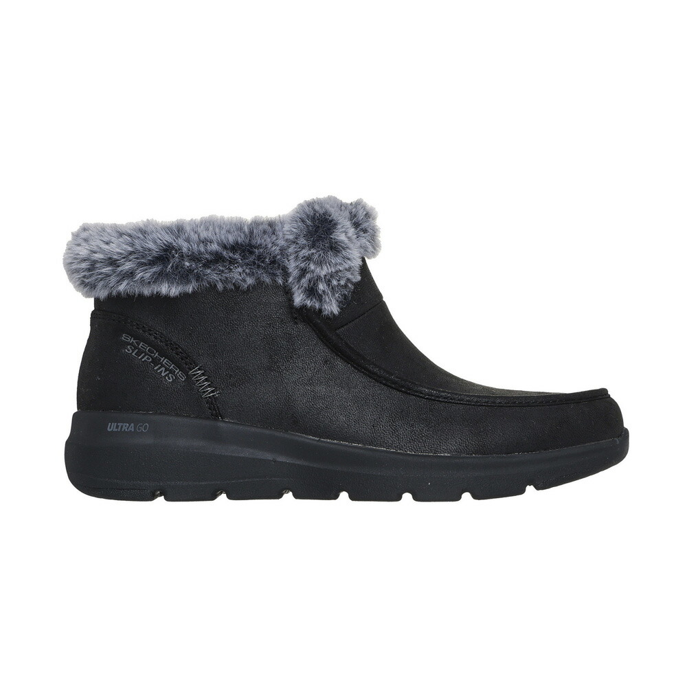【５のつく日押さえる★10％クーポン券★】スケッチャーズ SKECHERS レディースブーツ GLACIAL ULTRA スリップインズ SLIP-INS 144221  相応う住みか