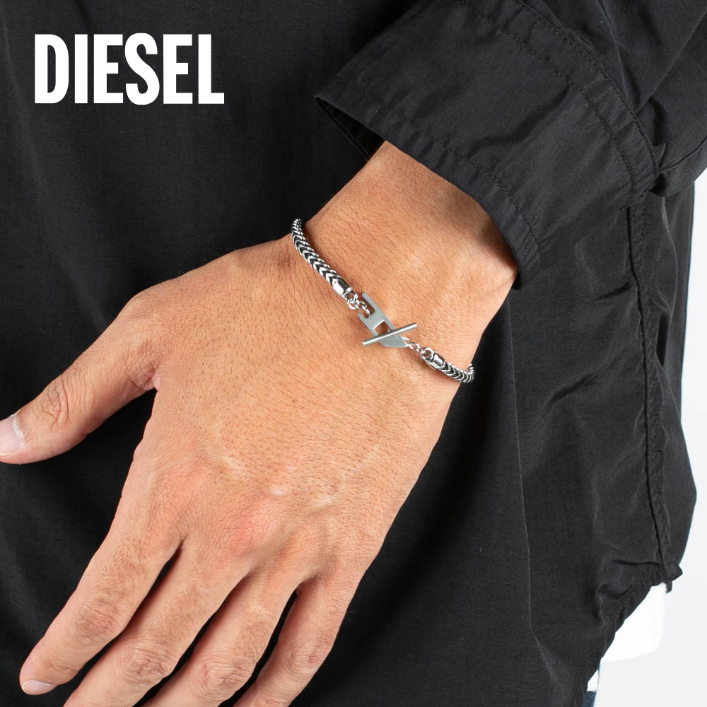 【百貨店大売り出し継続期間中尖んがり10倍】ディーゼル DIESEL チェーン店腕輪 DX1551040  相応う住みか