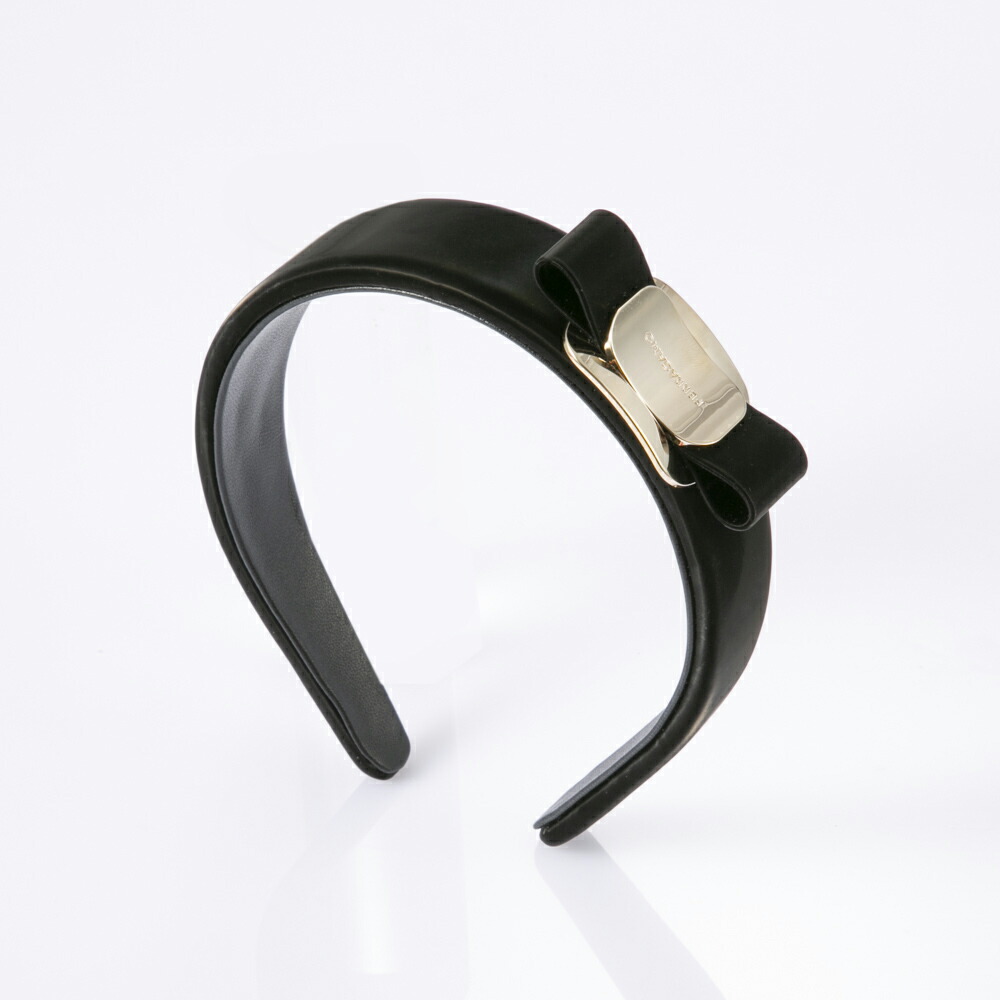 【お買い物マラソン期間中ポイント10倍】サルヴァトーレフェラガモ salvatore ferragamo VARA PLATE カチューシャ 340454 786467 001 フィットハウス