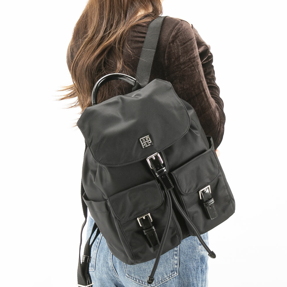 楽天市場】トリーバーチ リュック バックパック ナイロン エラ TORY