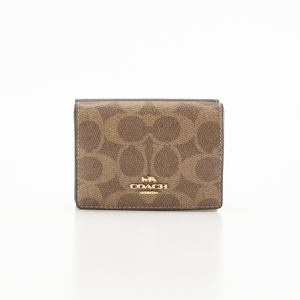 【百貨店大売り出し継続期間中尖んがり10倍】コーチ職 COACH 折り紙入れ オリガミ スモール トライフォールド ウォレット CX164   相応う住みか