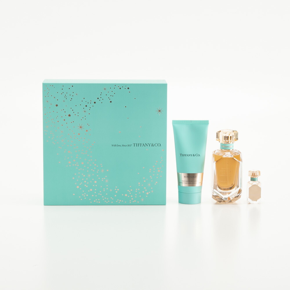 【５のつく日押さえる★10％クーポン券★】TIFFANY コスメ フレグランス・香料 上半身ローション剤 ティファニー 3点コフレセット   相応う住みか