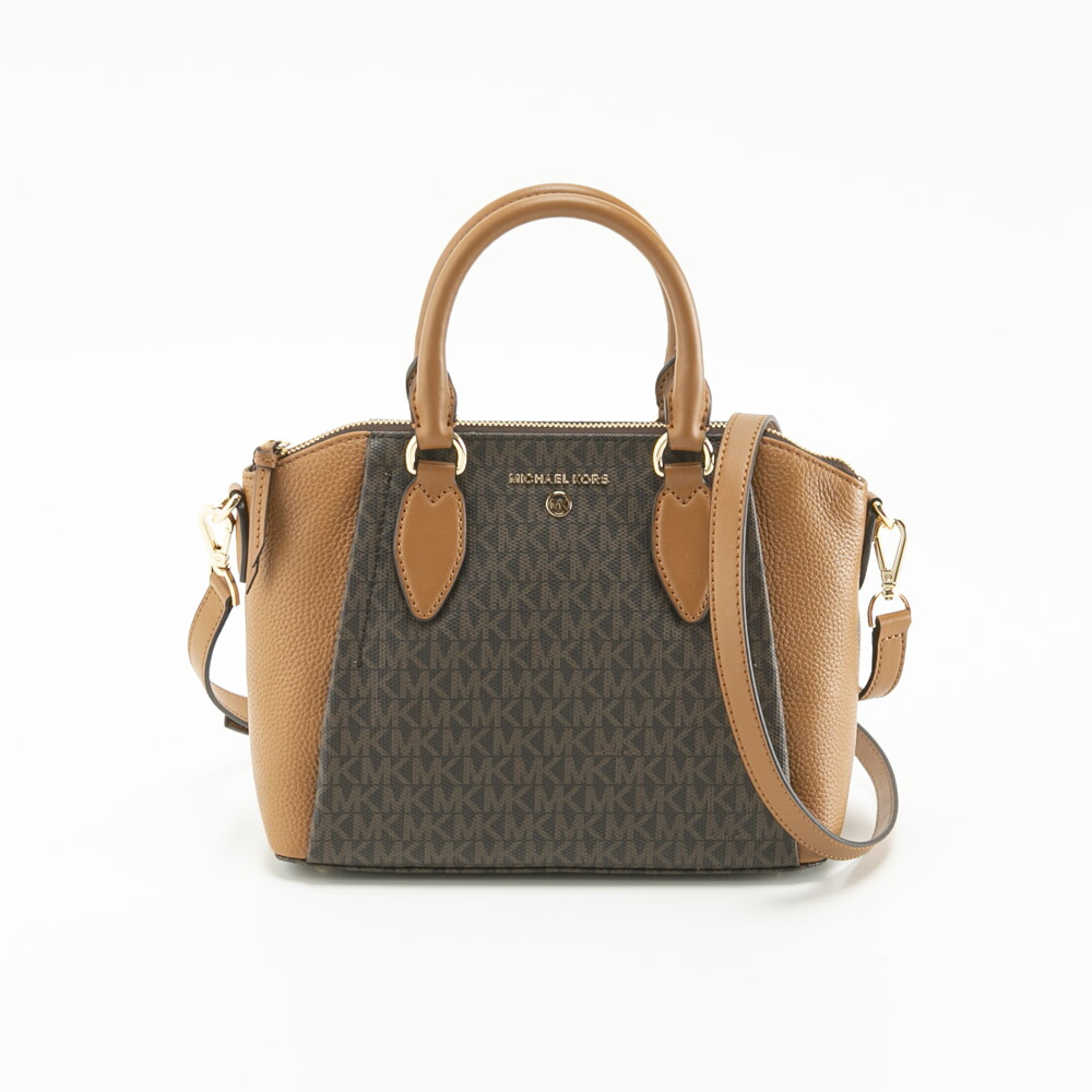 【お買い物マラソン期間中ポイント10倍】【特別価格】マイケルコース MICHAEL KORS ハンド・トートバッグ SIENNA シグネチャー MD バケットメッセンジャー 30F1G4SM2B フィットハウス|FIT HOUSE