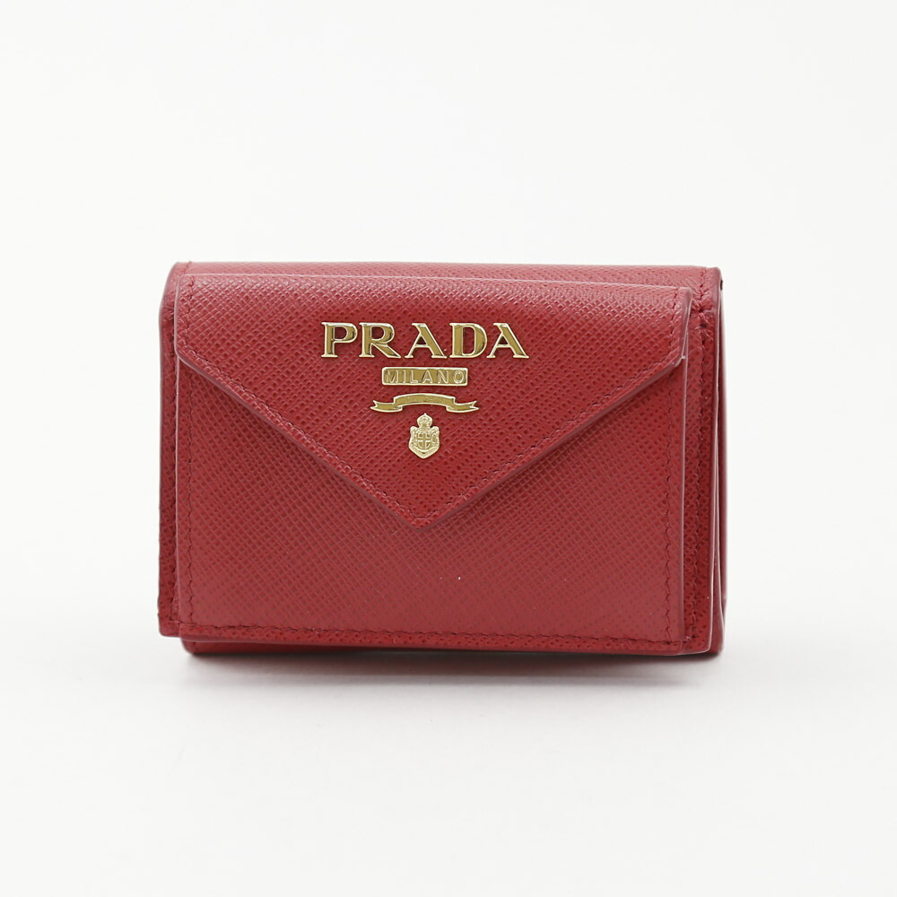 57％以上節約 プラダ PRADA 折財布 SAF.METAL三折TINY 1MH021-QWA