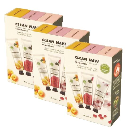 クリーンナビ ハンド＆ネイルケアクリーム ギフトBOX1ケース(30セット入) 楽天市場】○単品○クリーンナビ ハンド＆ネイルケアモイスチャー