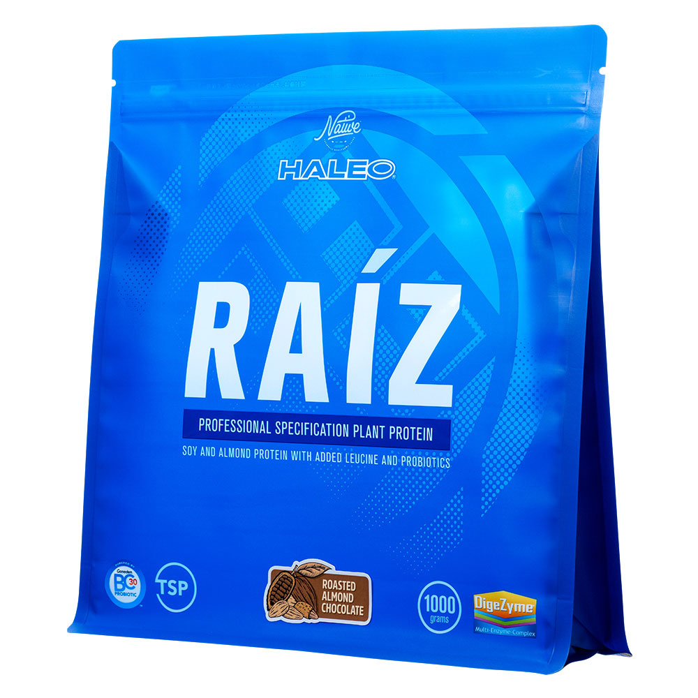 ハレオ RAIZ(ライズ) ローストアーモンドチョコレート 1kg [HALEO] 草木性たんぱく質 サチャインチ（韻香木の実）たんぱく質 大豆たんぱく質 乳酸菌 食料雑貨類衣料繊維