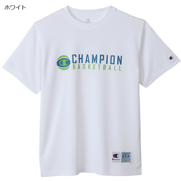 年末のプロモーション特価 ショートスリーブtシャツ バスケロゴtシャツ Champion チャンピオン M L Xlサイズ ユニセックス スポーツ レディース メンズ バスケットボール Tシャツ バスケウェア 練習 部活 トレーニング アウトドア Condominiotiradentes Com