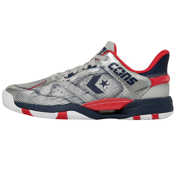 コンバース CONS ACCELERATOREV LOW バッシュ  (ユニ一発やる/25糎～27.5糎) 【SILVER/NAVY/RED】CONVERSE コンズ 篭球シューズ コンズ 富樫勇樹 ※返品・取り替えっこ不可大売り出し商いもの※ 百貨店大売り出し
