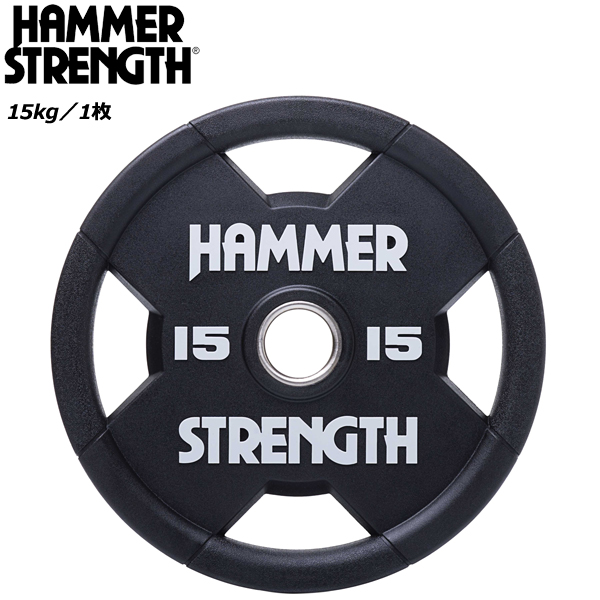 楽天市場 ハンマーストレングス オリンピックプレート ウレタン素材 15kg 1枚 代引不可 Hammer Strength Fitness Online フィットネス市場