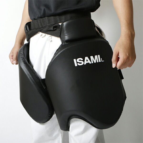 ローキックプロテクター [ISAMI] 格闘技 プロテクター ボディプロテクター 袋つき