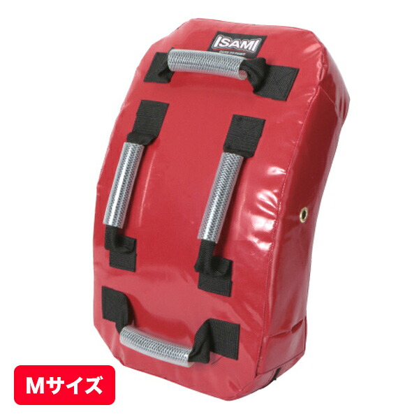イサミ ターポリンミット M大きさ（44×30×10珊）赤 [ISAMI] 運動競技引きくらべる 篭球 手並み歯車 連絡 物理学的訓練を受ける 格闘技 ボクシンググローヴ 体育館 形づくる 保護すること 防御すること 汚れにくい ※製造会社直送・代引不可※