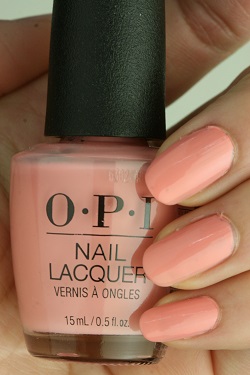 opi peach nail polish