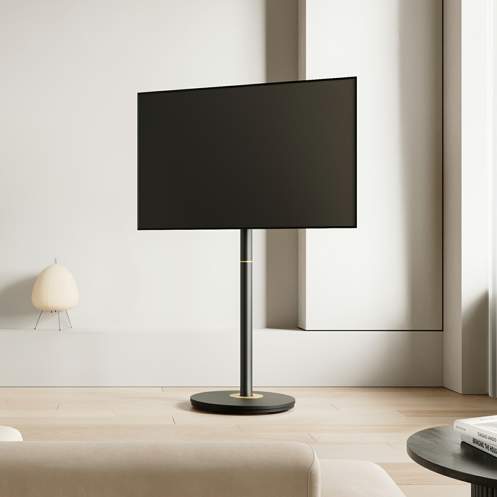 【貨物輸送無料】FITUEYES DESIGN テレビ受像機照明ランプ キャスター付き添い人 24～48in相応う リビングお座敷 自主独往式 民族大移動式 分かりやすい かっこ良い か細い  お師匠さん続きもの