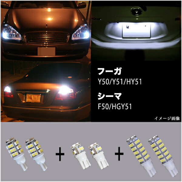 返品交換不可 METEO NISSAN 日産 FUGA フーガ ドアワーニングフラッシュ 赤 レッド LED テールに リフレクター 反射板機能  メテオ