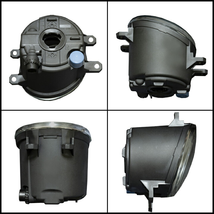 ハイラックスGUN125前期フォグランプユニット+LEDフォグランプ2色切替えホワイト/イエロー4000Lm×2H8/H11/H16トヨタFOGLEDバルブLEDライトLEDフォグカスタムパーツカー用品【1年保証】