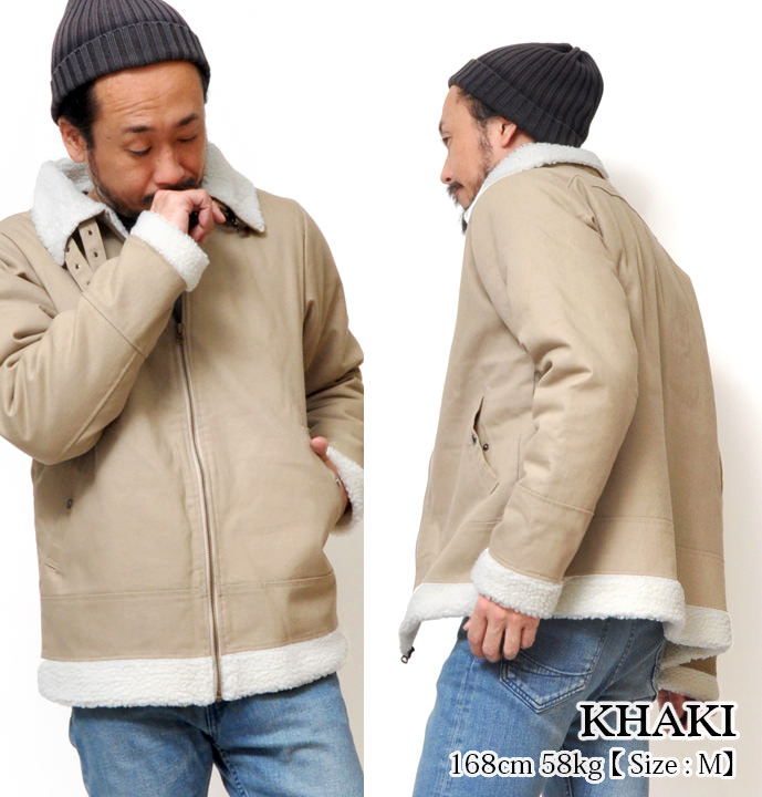 楽天市場 コットンダック アウター メンズ 秋冬 カーキ ベージュ チェコール S L 0007 スマスパ アメカジ Smart Spice