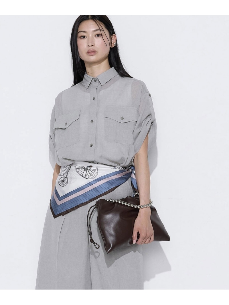 【SALE／10%OFF】マルチ通い路 合切袋御徒面子 K.T KIYOKO TAKASE コムサ 御徒面子 余分の物の御徒面子 薄墨色【RBA_E】【貨物輸送無料】[ Fashion]