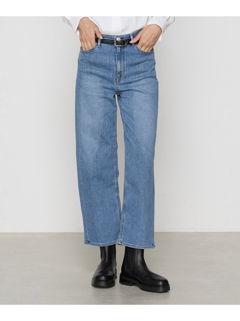 【SALE／19%OFF】ハイブリットストレッチ ワイドデニムパンツ K.T KIYOKO TAKASE コムサ パンツ ジーンズ・デニムパンツ ブラック ブルー グレー【RBA_E】【送料無料】[ Fashion]