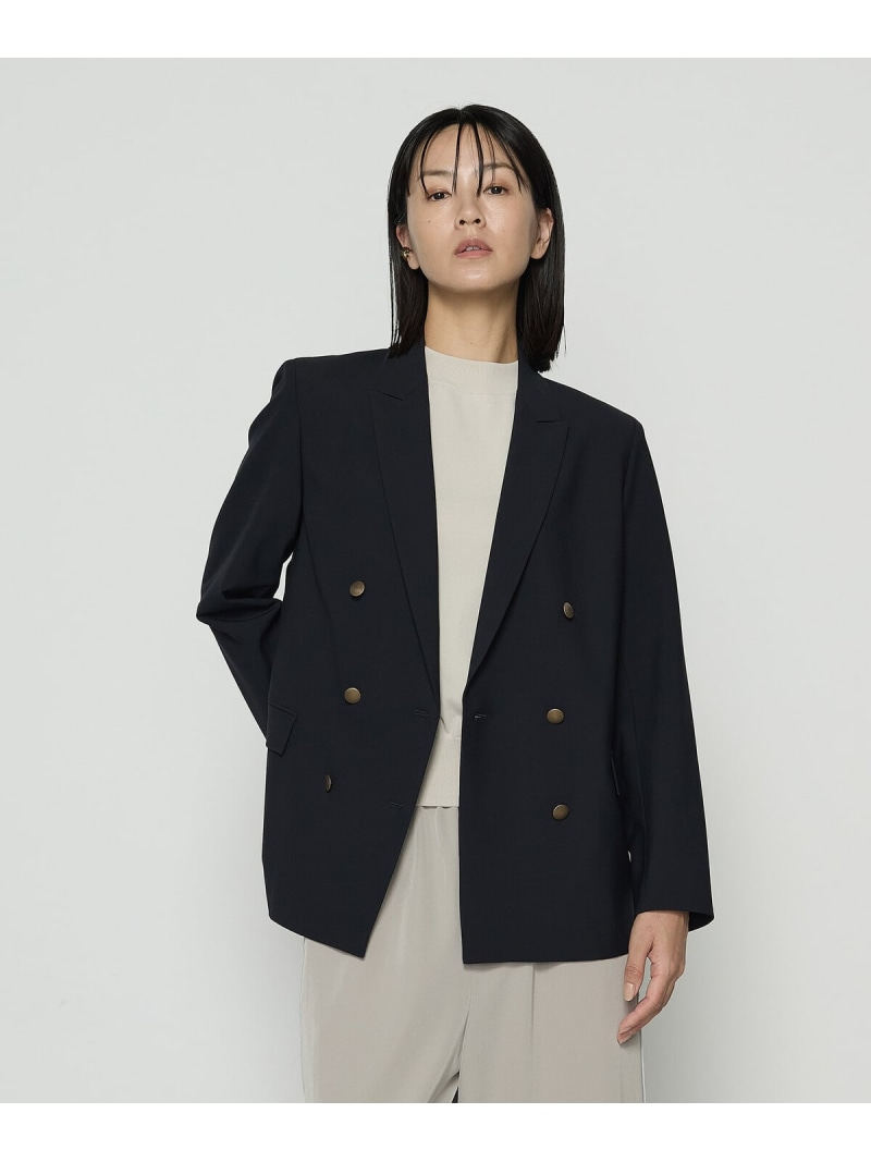 [ TALLサイズ ] T/W2WAYストレッチ ジャケット COMME CA TALL コムサ ジャケット・アウター テーラードジャケット・ブレザー ネイビー【送料無料】[ Fashion]