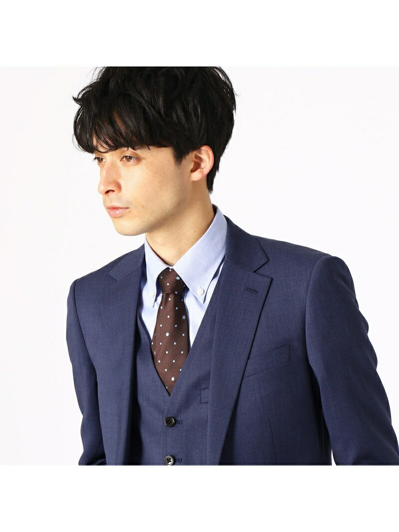 【【SALE／30%OFF】リンゴドット ネクタイ COMME CA ISM コムサイズム スーツ・フォーマル ネクタイ・蝶ネクタイ  ブラウン ネイビー レッド イエロー【RBA_E】[Rakuten Fashion] FIVEFOXes ONLINE STORE