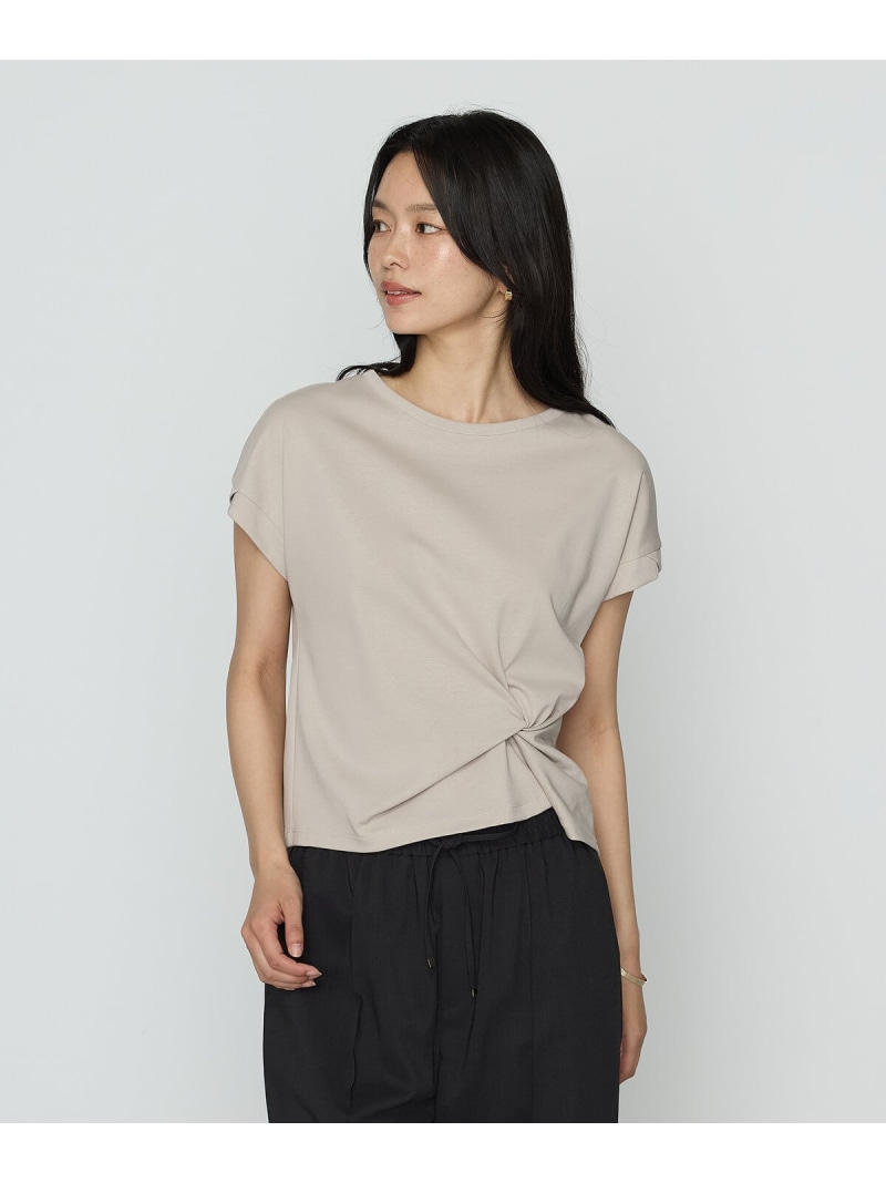 【SALE／20%OFF】[ TALLサイズ ] コットン強撚ポンチ デザインタックシャツ K.T KIYOKO TAKASE TALL コムサ トップス カットソー・Tシャツ ベージュ ホワイト ブラウン ブラック ネイビー【RBA_E】【送料無料】[ Fashion]｜FIVEFOXes ONLINE STORE