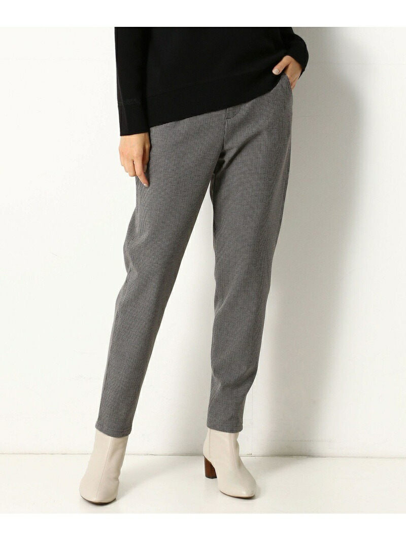 ガンクラブチェック柄 裏起毛 パンツ ジーンズ Comme Ca コムサ