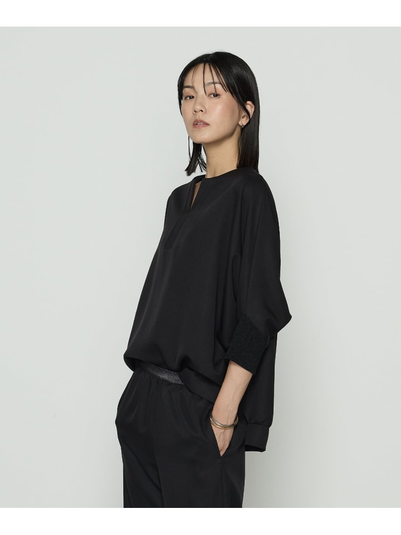 【SALE／28%OFF】パウダーツイルストレッチ ドルマンスリーブプルオーバー Gabardine K.T コムサ トップス カットソー・Tシャツ ブラック グレー【RBA_E】【送料無料】[ Fashion]