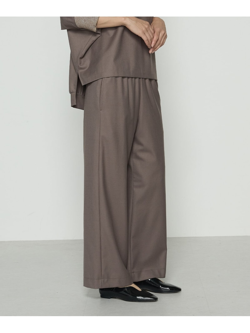 【SALE／20%OFF】パウダーツイルストレッチ 広々としたズボン下 Gabardine K.T コムサ ズボン下 余分の物のズボン下 黒いこと 薄墨色【RBA_E】【貨物輸送無料】[ Fashion]
