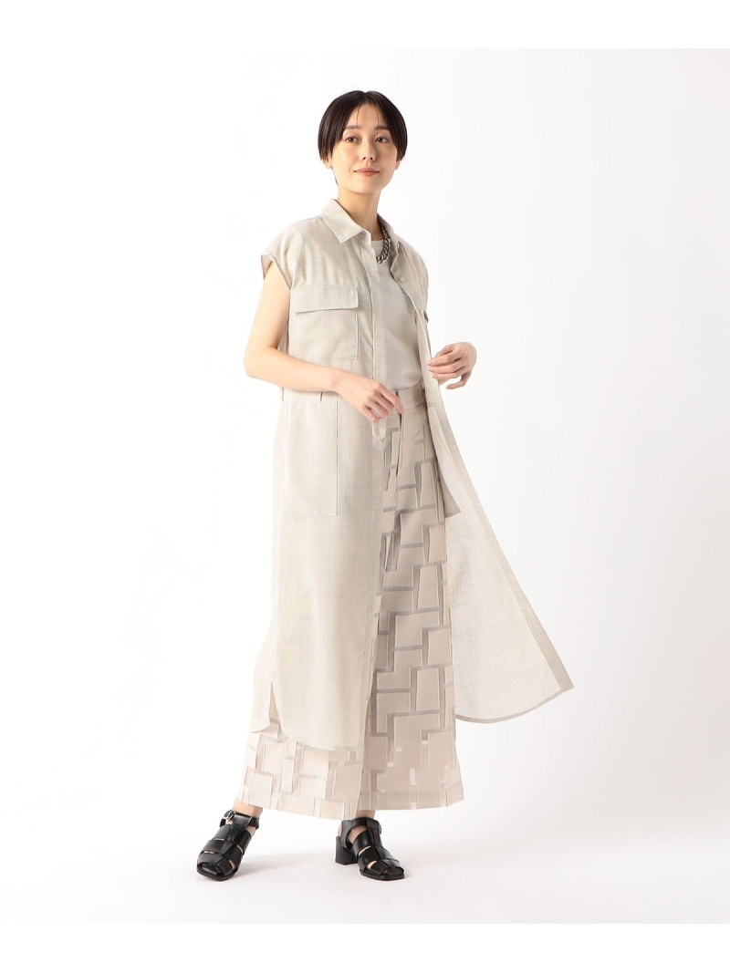 【SALE／30%OFF】シアーボイル シャツワンピース COMME CA コムサ ワンピース・ドレス ワンピース ブラック ブラウン【RBA_E】【送料無料】[ Fashion]｜FIVEFOXes ONLINE STORE