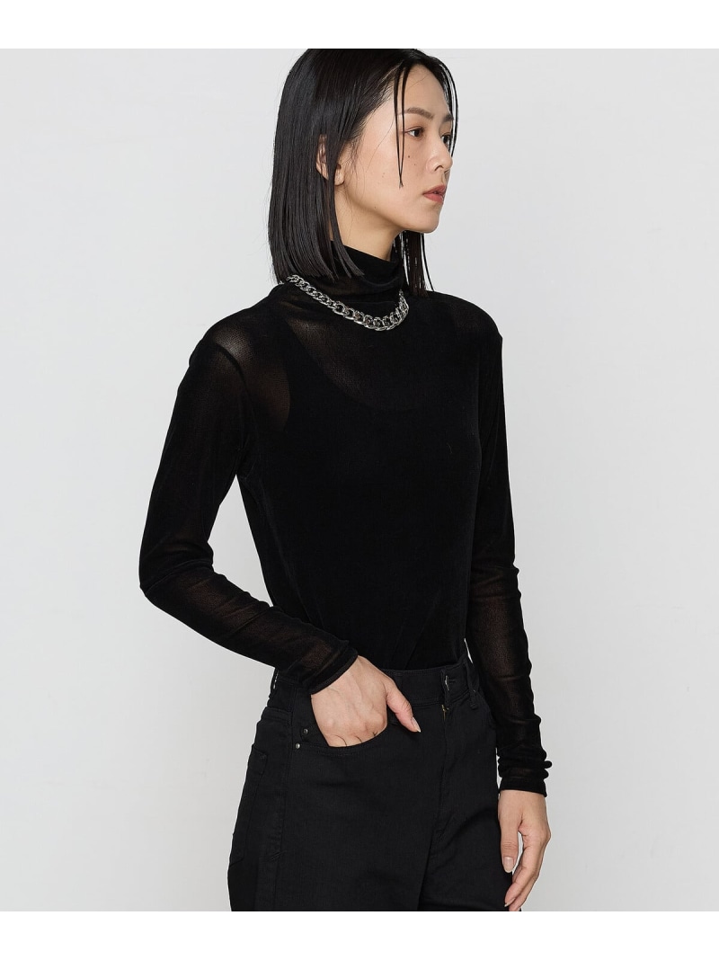 【SALE／20%OFF】フロッキーチュールシアープルオーバー K.T KIYOKO TAKASE コムサ トップス カットソー・Tシャツ ブルー レッド ブラック【RBA_E】【送料無料】[ Fashion]