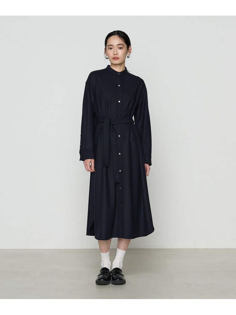 【SALE／28%OFF】両面起毛ツイル シャツドレス K.T KIYOKO TAKASE コムサ ワンピース・ドレス ワンピース ネイビー【RBA_E】【送料無料】[ Fashion]｜FIVEFOXes ONLINE STORE
