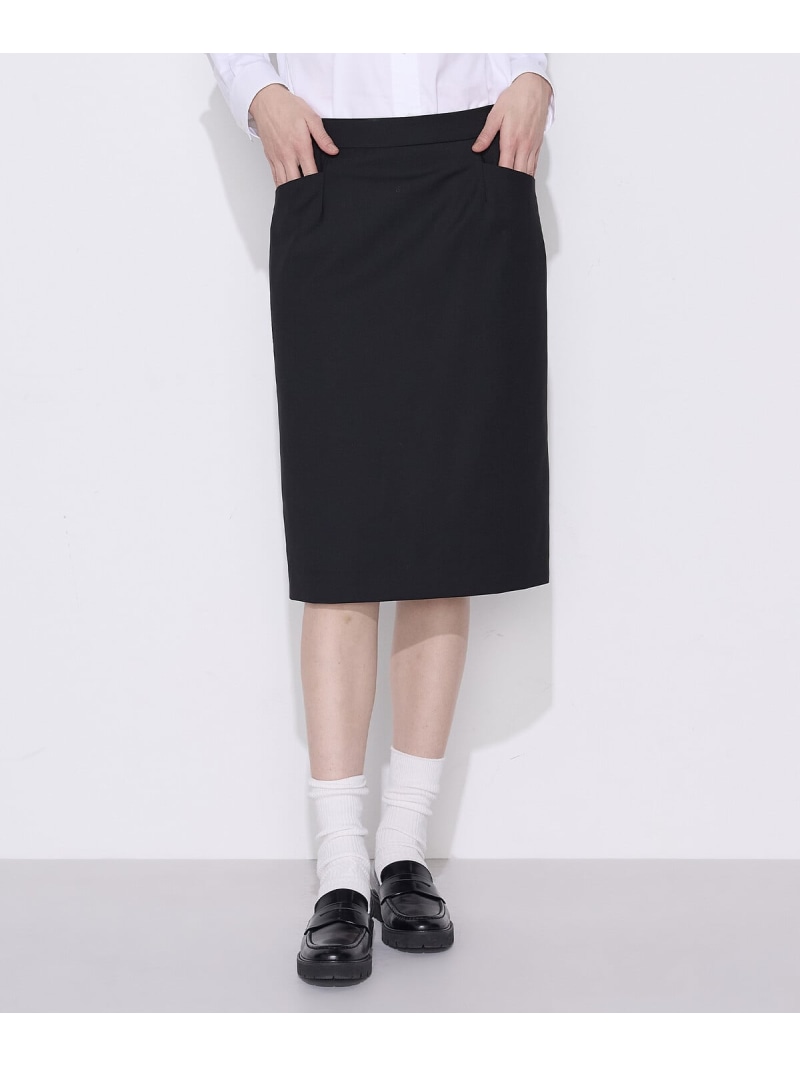 【SALE／19%OFF】[ TALLサイズ ] 【セットアップ対応】ストレッチトロ スカート COMME CA TALL コムサ スカート その他のスカート ブラック【RBA_E】【送料無料】[ Fashion]