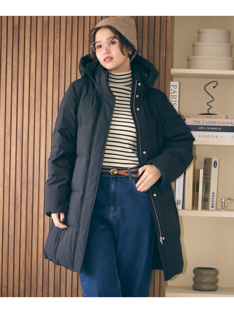 【SALE／10%OFF】ロングダウンコート COMME CA ISM コムサイズム ジャケット・アウター ダウンジャケット・ダウンベスト グレー ブラック ブラウン【RBA_E】【送料無料】[ Fashion]