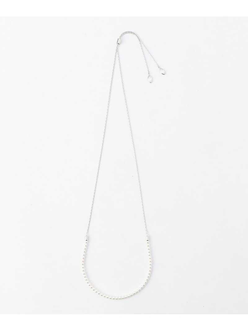 【SALE／19%OFF】パール2WAYスライドネックレス COMME CA コムサ アクセサリー・腕時計 ネックレス ホワイト【RBA_E】【送料無料】[ Fashion]
