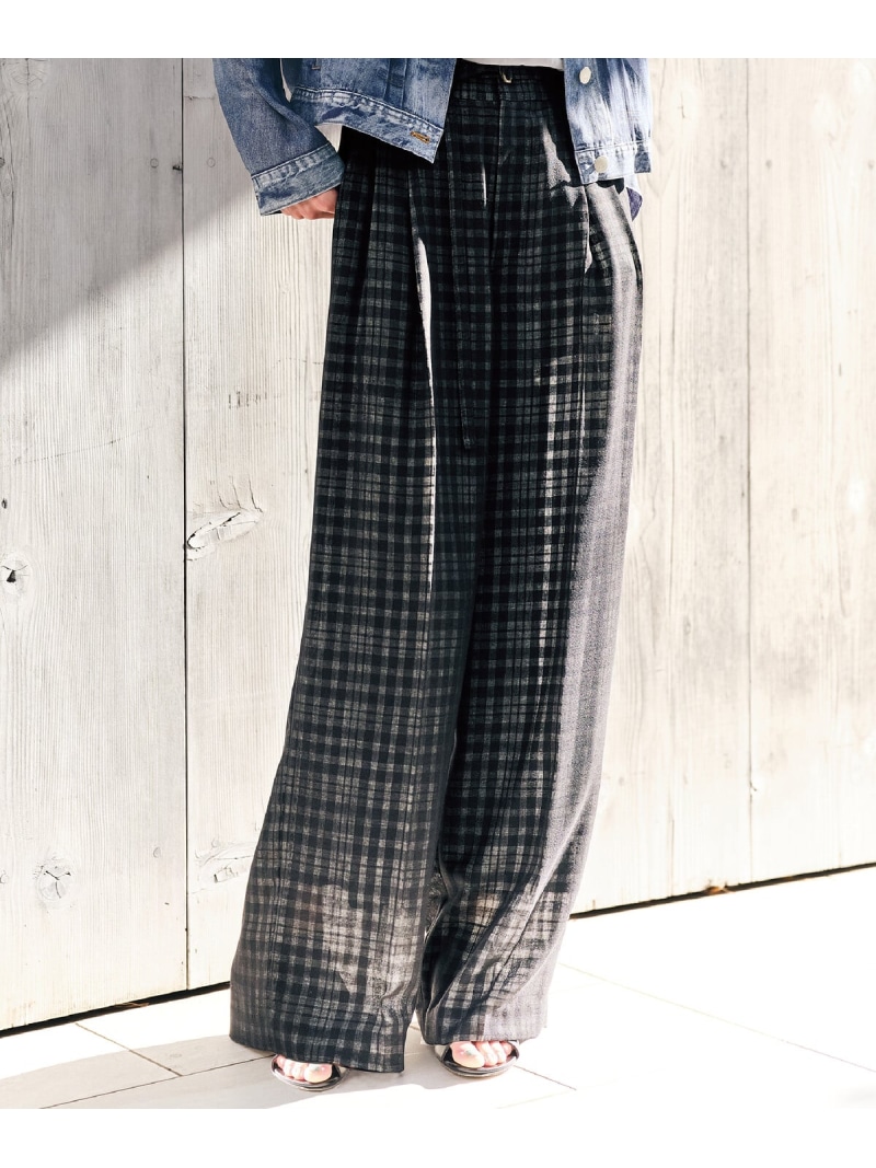 【SALE／19%OFF】【セットアップ相応う】接結照合のしるし タックワイドパンツ COMME CA コムサ ズボン下 余分の物のズボン下【RBA_E】【貨物輸送無料】[ Fashion]