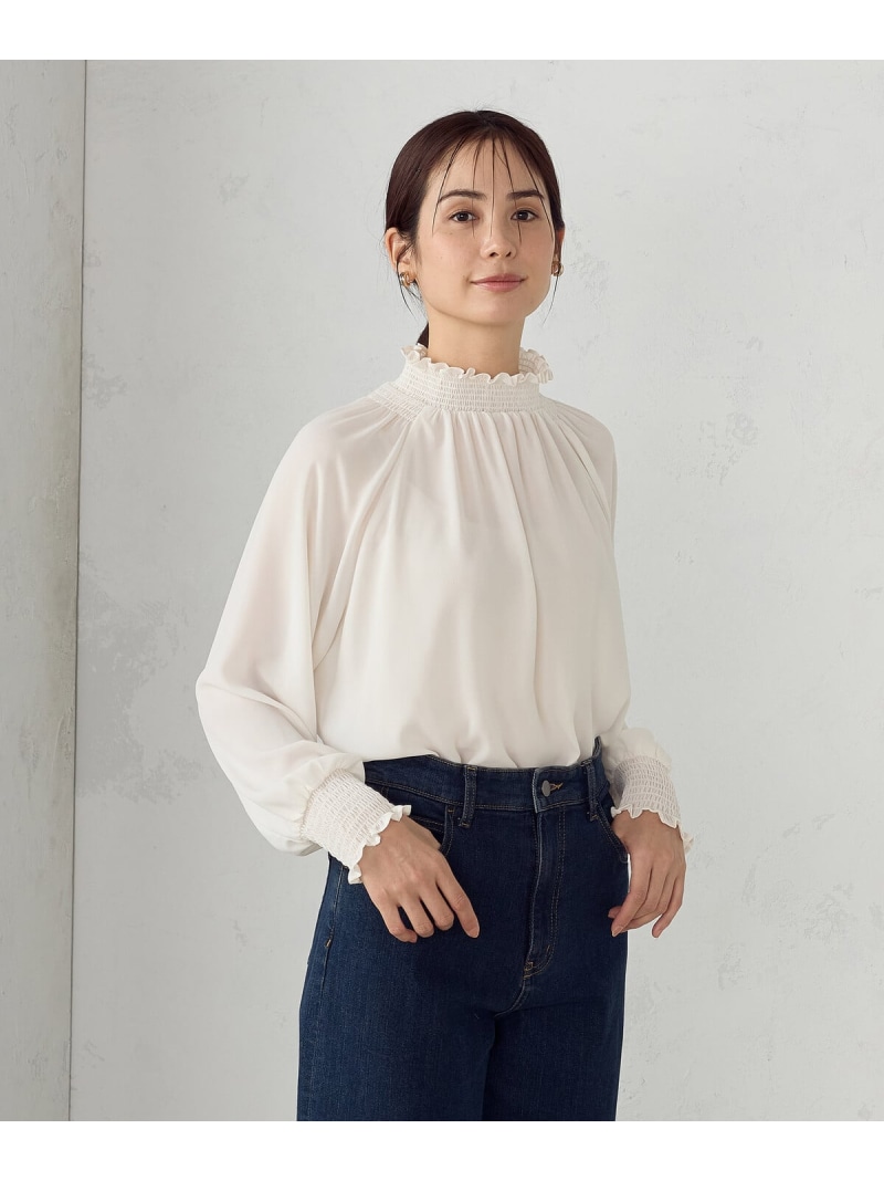 楽天市場】【SALE／10%OFF】ハイネック ボリュームスリーブ