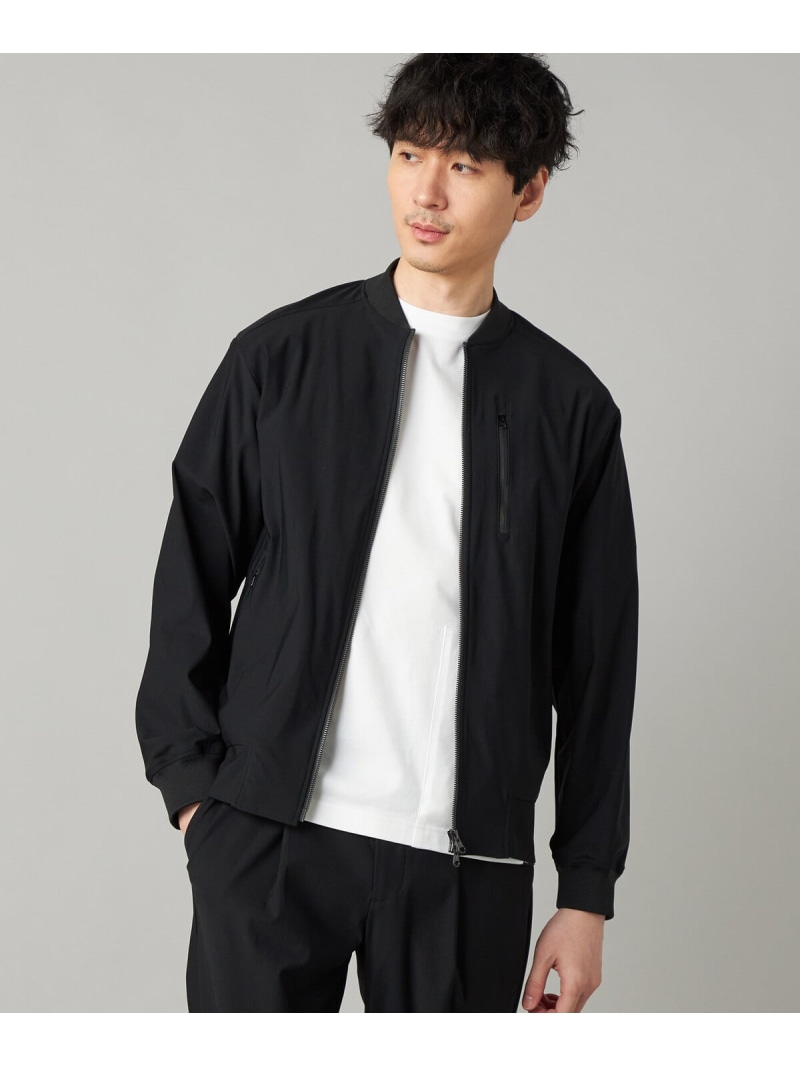 【SALE／10%OFF】【撥水】【メリルハイテンション】ブルゾン COMME CA MEN コムサメン ジャケット・アウター ブルゾン・ジャンパー ブラック【RBA_E】【送料無料】[ Fashion]｜FIVEFOXes ONLINE STORE