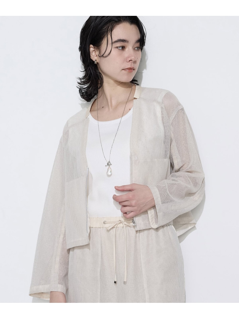 【セットアップ対応】リネンシアーラッセル ブルゾン K.T KIYOKO TAKASE コムサ ジャケット・アウター ブルゾン・ジャンパー ブラック ブルー【送料無料】[ Fashion]｜FIVEFOXes ONLINE STORE