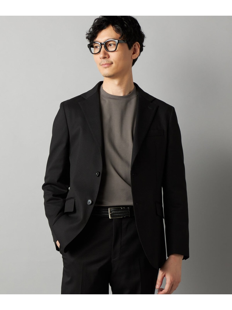【SALE／10%OFF】【セットアップ対応】ポリエステルドビーストレッチ テーラードジャケット COMME CA MEN コムサメン ジャケット・アウター テーラードジャケット・ブレザー ブラック ネイビー グレー【RBA_E】【送料無料】[ Fashion] 30,888円