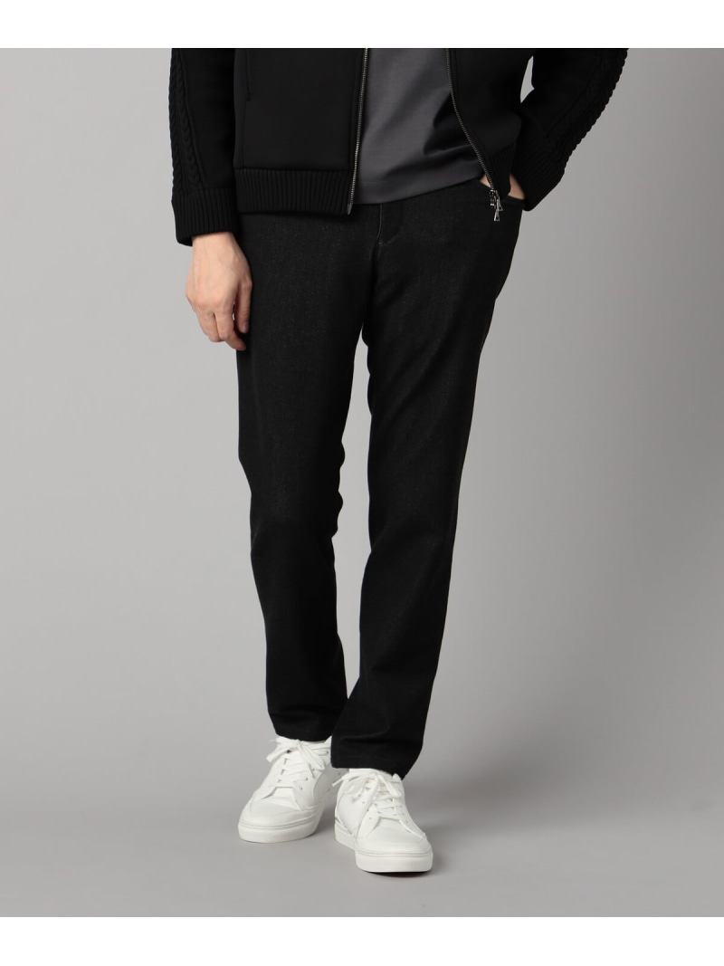 【裏起毛】尾州産 2WAYストレッチ 5ポケットパンツ COMME CA MEN コムサメン パンツ スラックス・ドレスパンツ ネイビー ブラック【送料無料】[ Fashion]｜FIVEFOXes ONLINE STORE