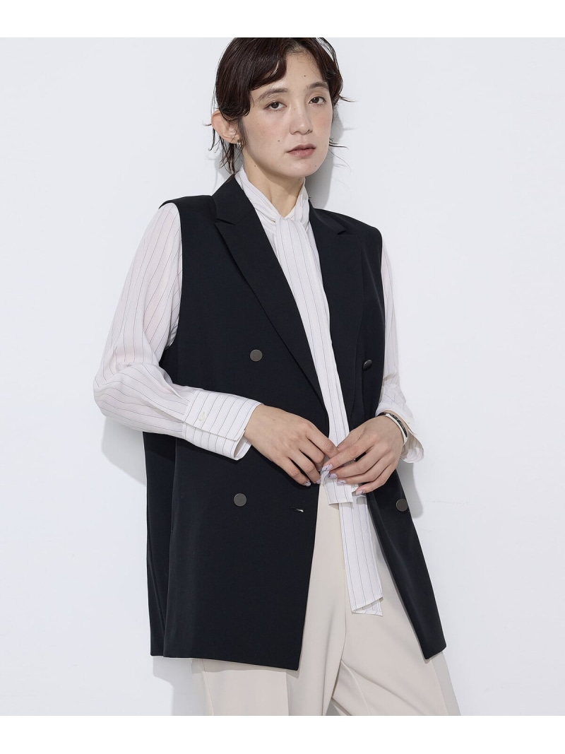 【SALE／40%OFF】[ TALLサイズ ] ネオストレッチトロ ジレ COMME CA TALL コムサ トップス ベスト・ジレ ブラック【RBA_E】【送料無料】[ Fashion]｜FIVEFOXes ONLINE STORE 15,140円