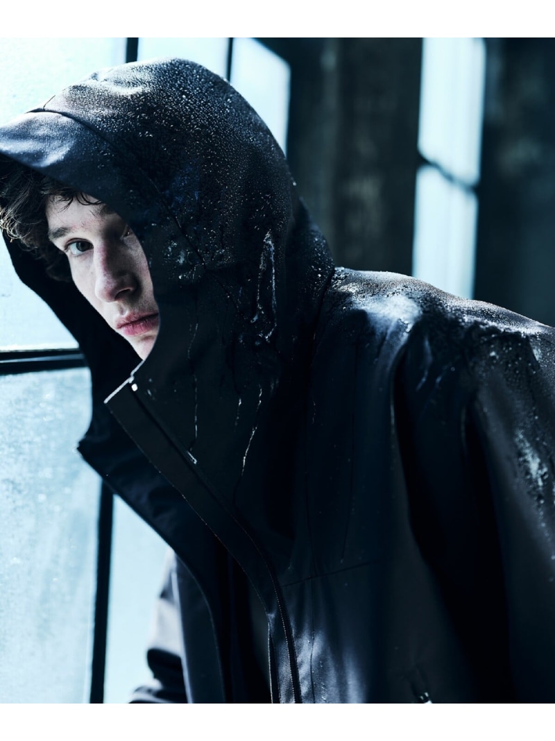 【COMME CA MEN BLACK】3レイヤーテック パーカ COMME CA MEN コムサメン ジャケット・アウター ブルゾン・ジャンパー ブラック【送料無料】[ Fashion]