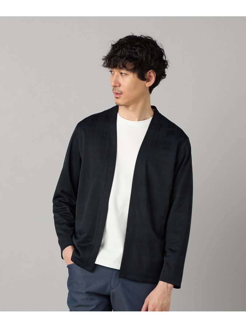 【SALE／19%OFF】IL PRINCIPEジャージー 長袖ハッピカーディガン COMME CA MEN コムサメン トップス カーディガン ブラック【RBA_E】【送料無料】[ Fashion]
