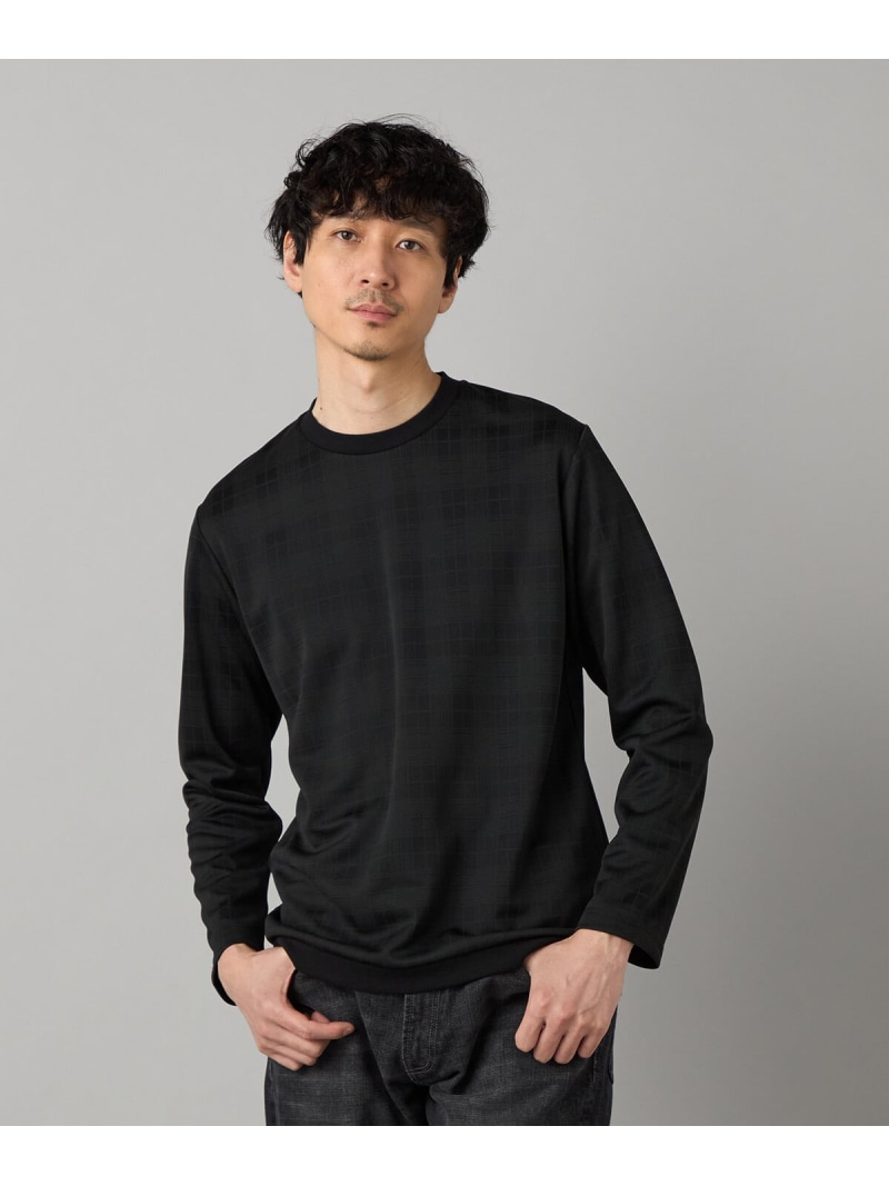 【SALE／19%OFF】IL PRINCIPEジャージー 長袖クルーカットソー COMME CA MEN コムサメン トップス カットソー・Tシャツ ブラック【RBA_E】【送料無料】[ Fashion]